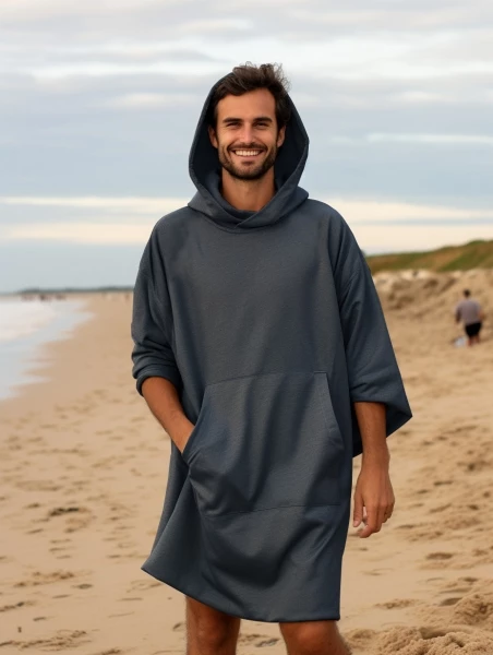 Poncho mit KAPUZE One Size