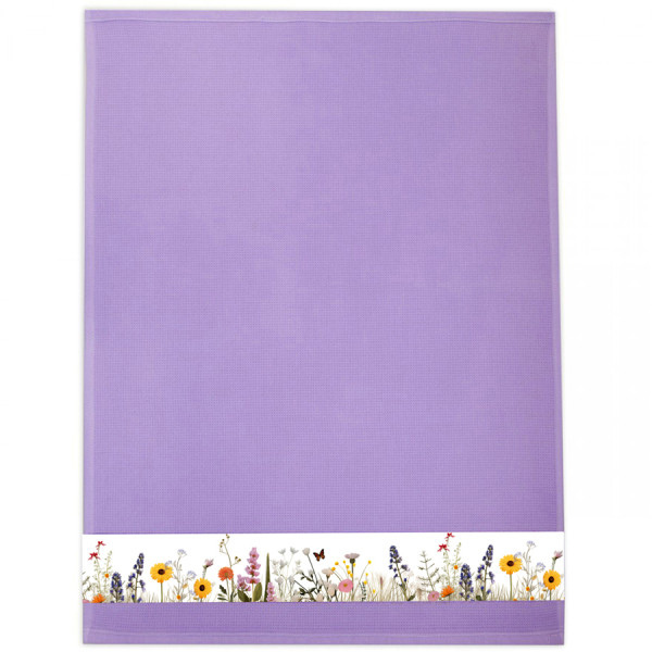 Waffelgeschirrtuch Blumenwiese 50x70 cm