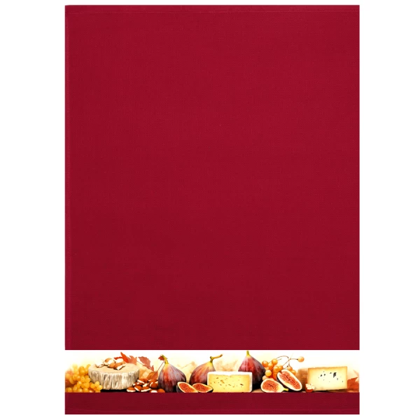 Waffelgeschirrtuch Herbsttafel 50x70 cm