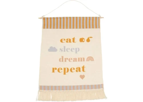 Nova Wandbehang "eat, sleep, dream", 48x60 cm