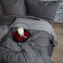 Flanellbettwäsche Lech WABEN Design, 140x200/70x90 cm