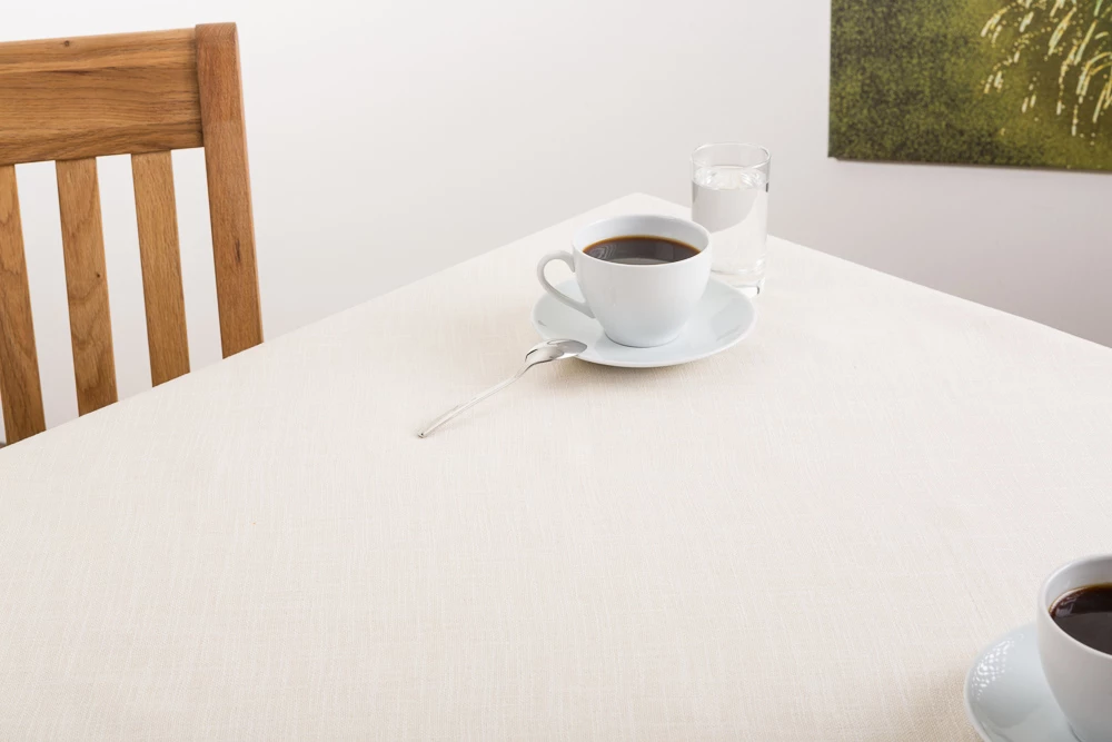 Tischdecke Zirbenlandleinen 185cm rund