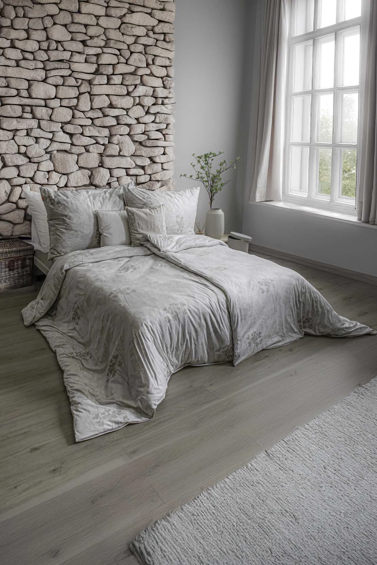 Jersey Bettwäsche Topas WILDGRÄSER inkl. Kissenbezug 70x90 cm