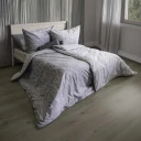 Damast Wendebettwäsche RUBIN inkl. 70x90 cm Kissenbezüge