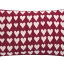 Silvretta Kissenhülle HERZEN (GRS), 30x50 cm