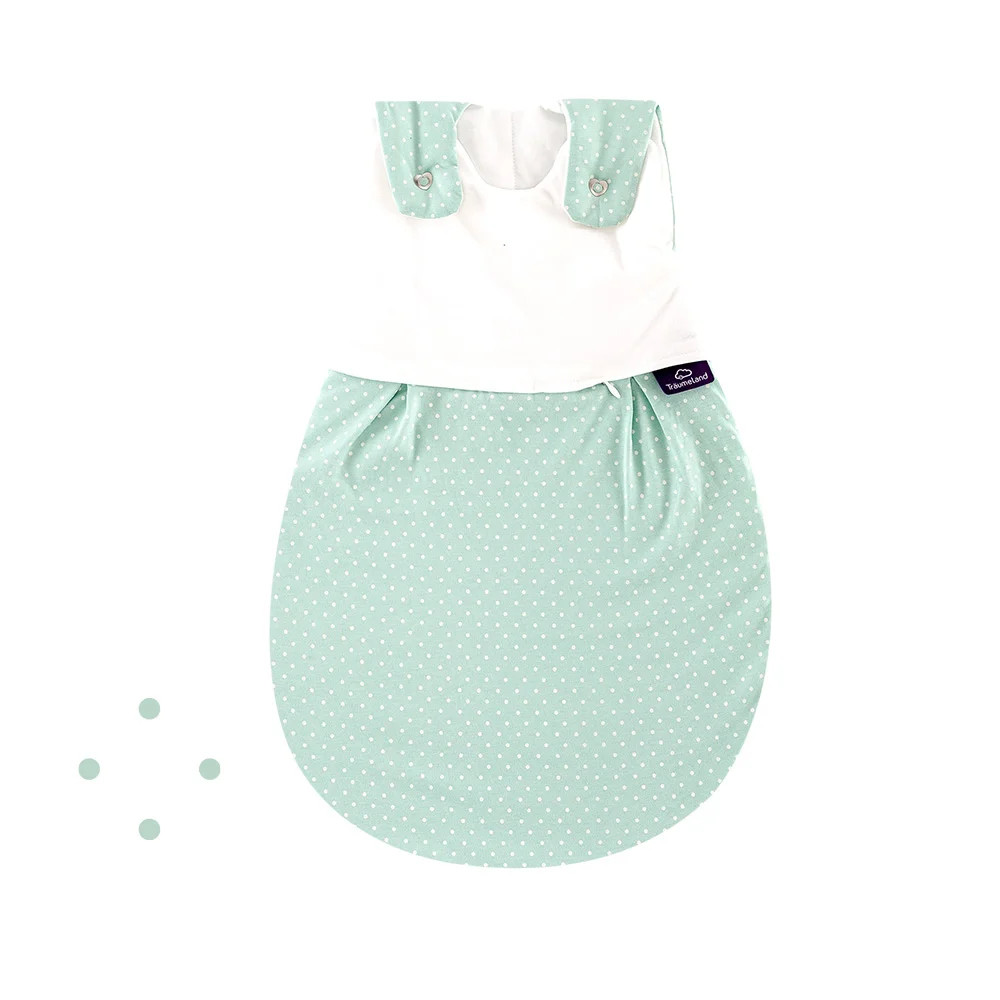 LIEBMICH Schlafsack Pünktchen mint