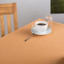 Punktdamast Deckserviette mit Saum 80x80 cm