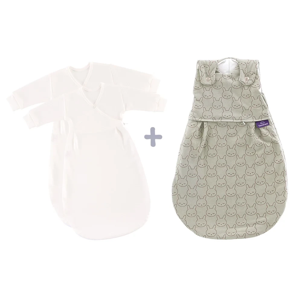 Kuschelhase grün Set