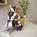 mit Rehkitz Mädchen