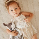 große Puppe "Rehkitz" MÄDCHEN