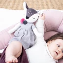 große Puppe "Rehkitz" MÄDCHEN