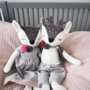 große Puppe "Rehkitz" MÄDCHEN
