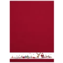 Waffel Geschirrtuch "Weihnachtsgeschenke", 50x70 cm