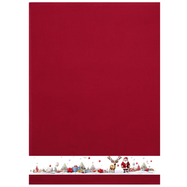 Waffel Geschirrtuch "Weihnachtsgeschenke", 50x70 cm