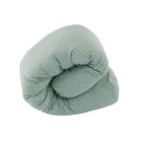 Bettschlange XL Fische mint