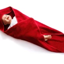 Baby Badetuch mit Kapuze, 75x75cm