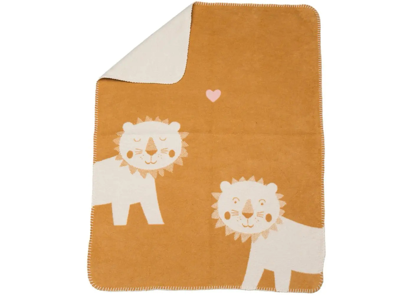 MILA Babydecke "Löwen" (GRS) 75x100 cm