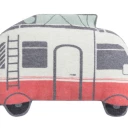 JUWEL gefülltes Kissen "Camper" (GRS) 33x43 cm