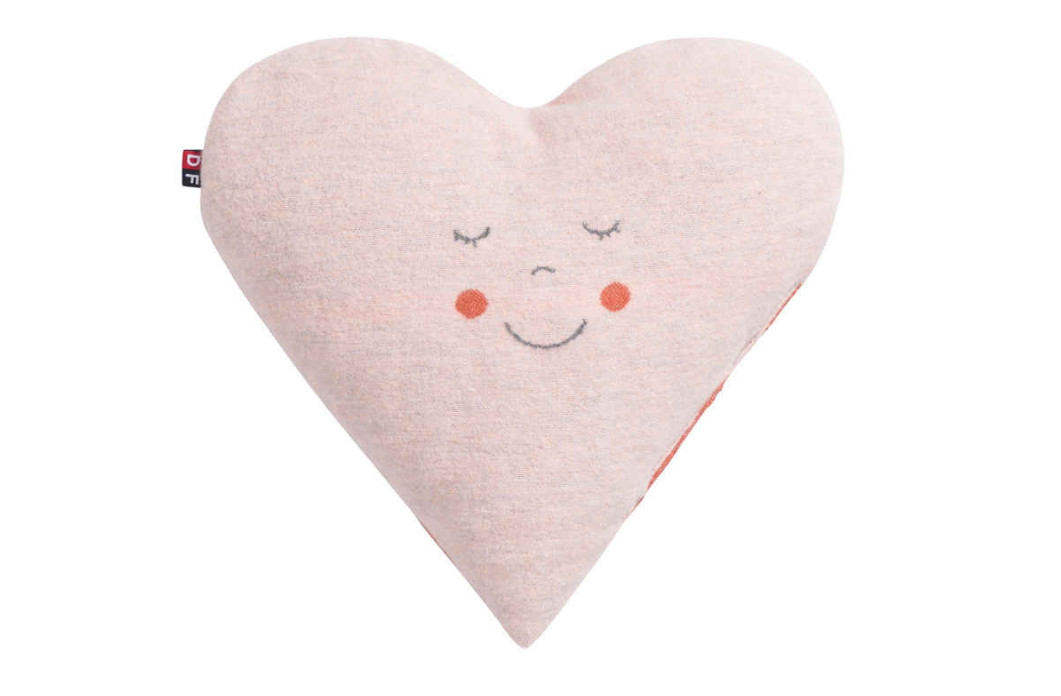 JUWEL gefülltes Kissen "Herz" (GRS) 32x32 cm