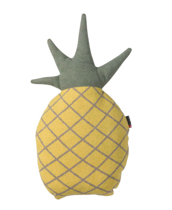 JUWEL gefülltes Kissen "Ananas" (GRS), 32x70 cm