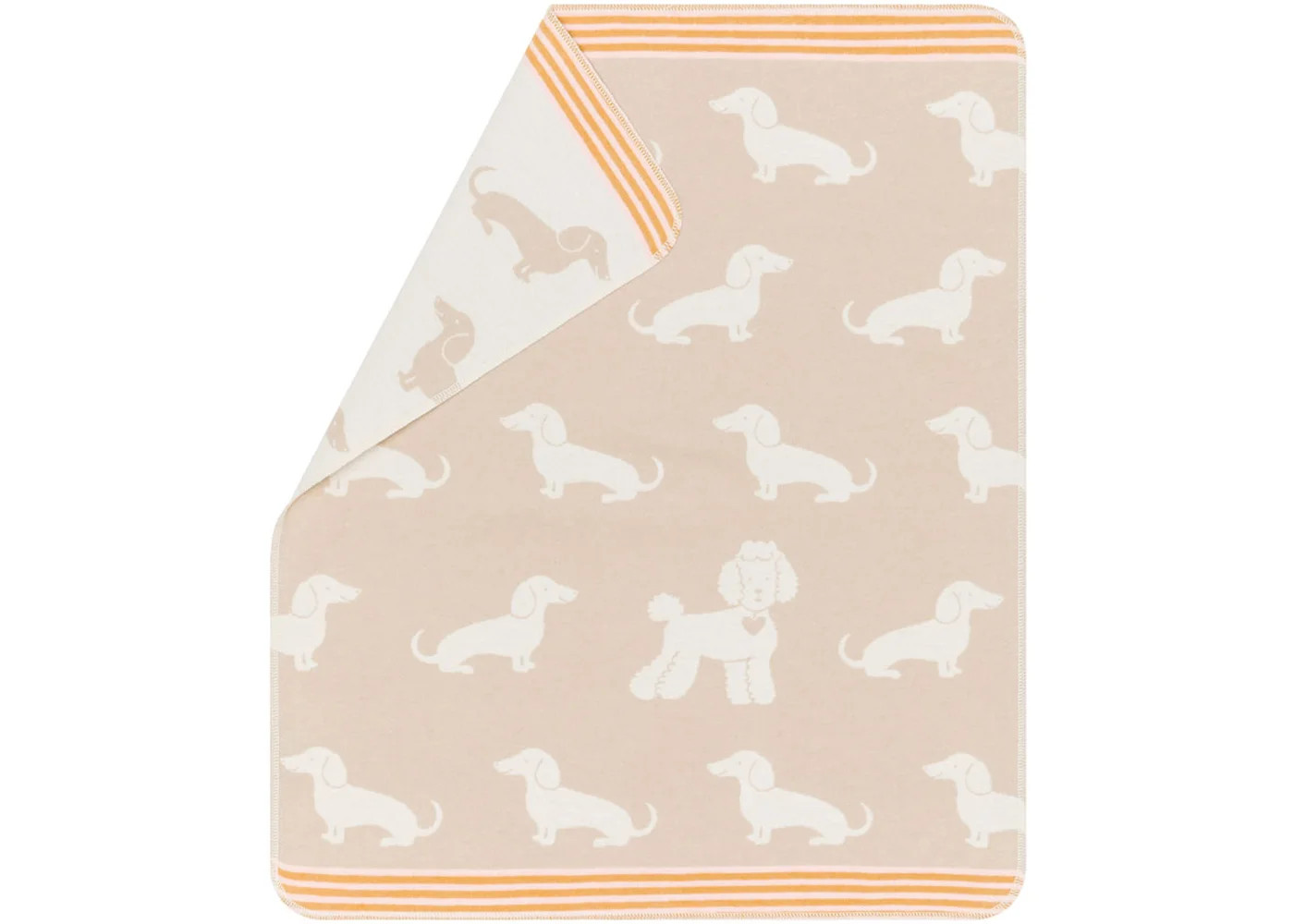 JUWEL Babydecke "Dackel" (GRS) 70x90 cm