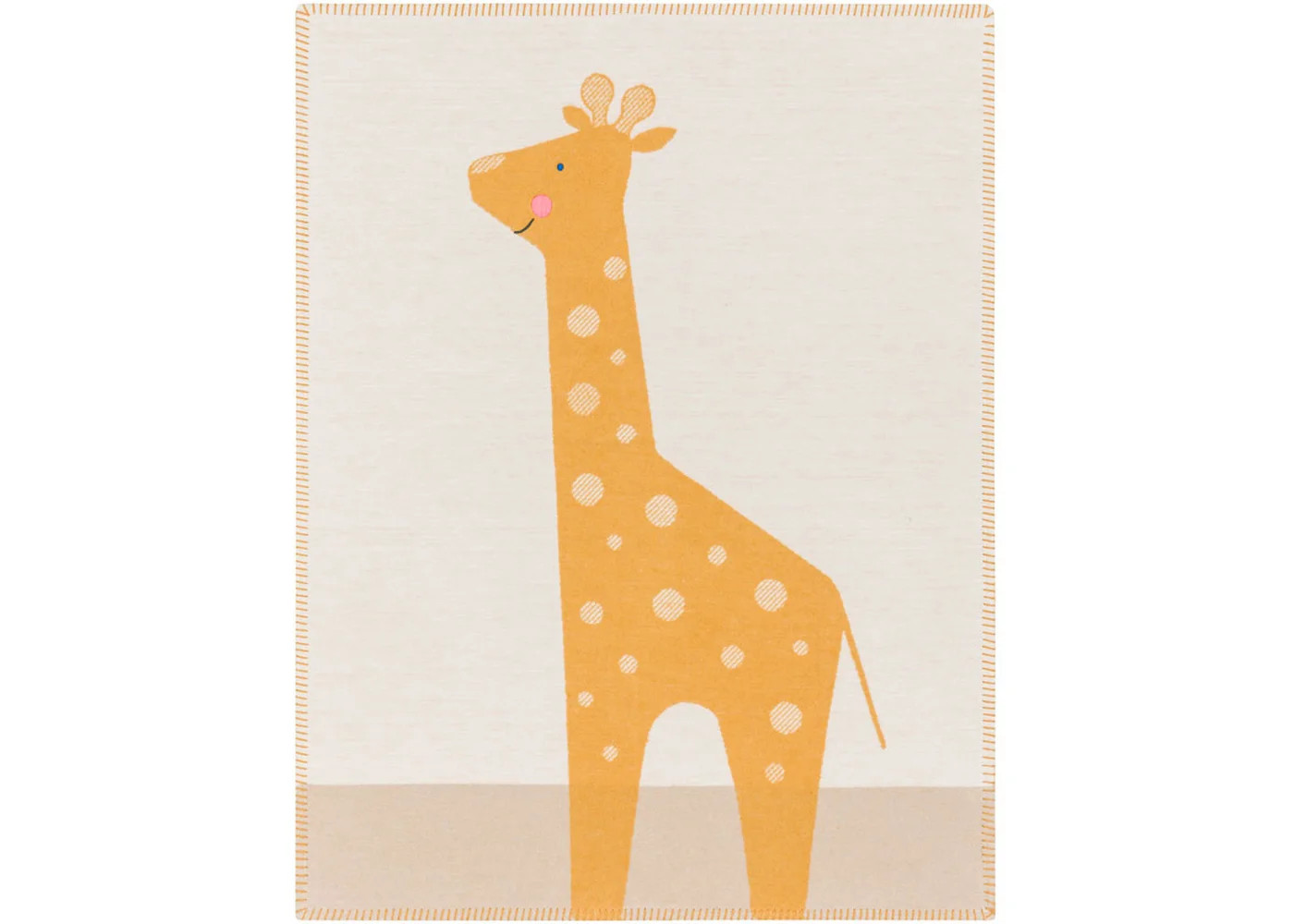 LILI Babydecke "Giraffe" inkl. Stick (GRS) 70x90 cm