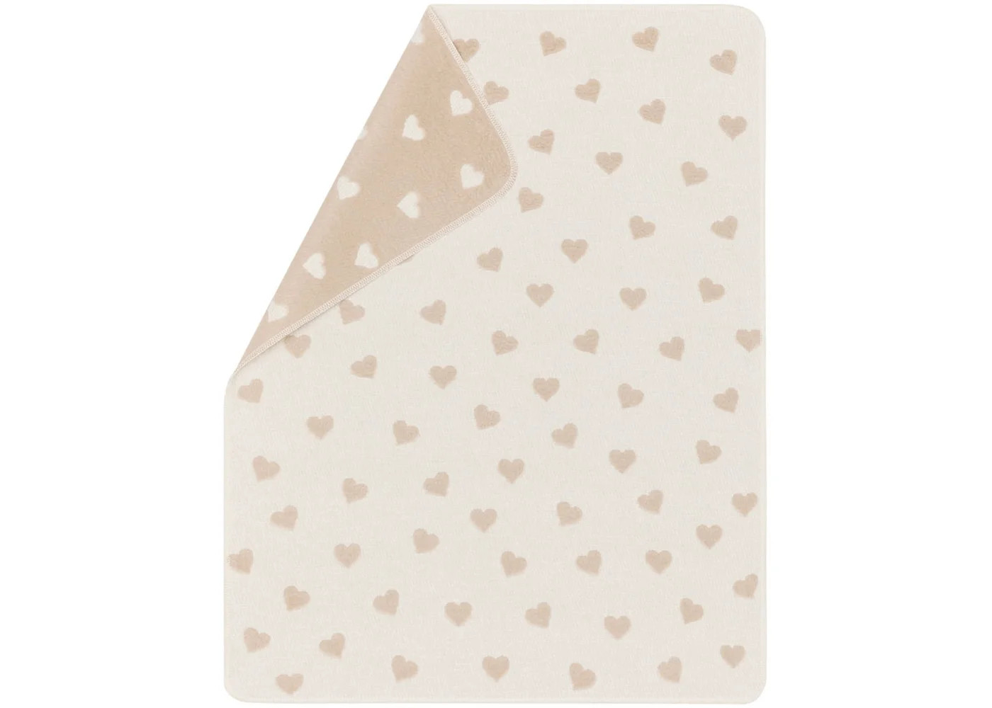 CARLA Kids Plaid "Herzen" (GRS) 70x90 cm