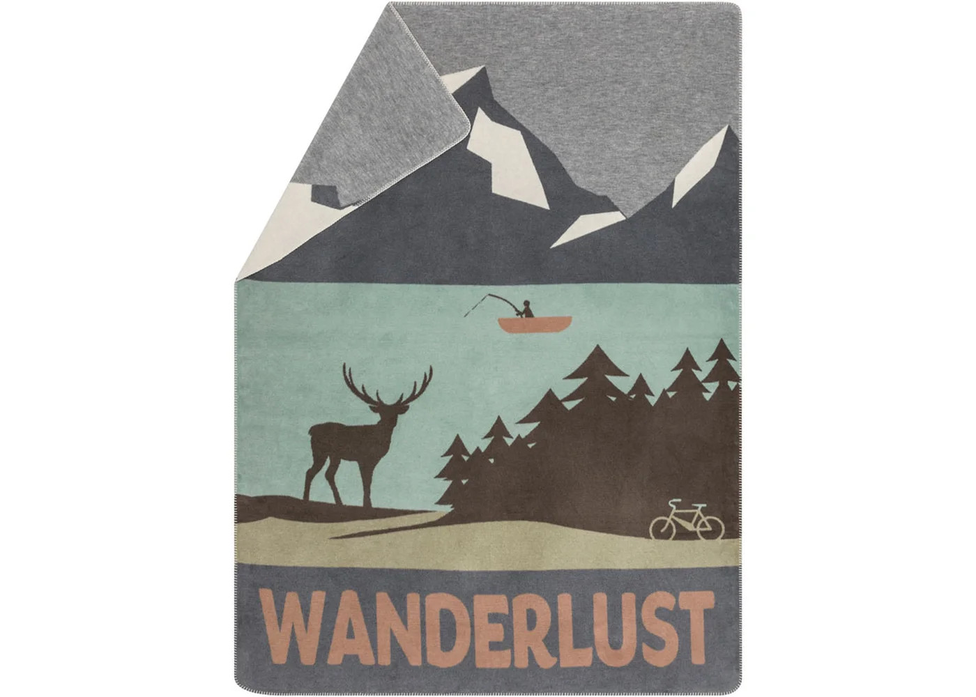 SAVONA Wohndecke "Wanderlust" (GRS), 200 x 150 cm