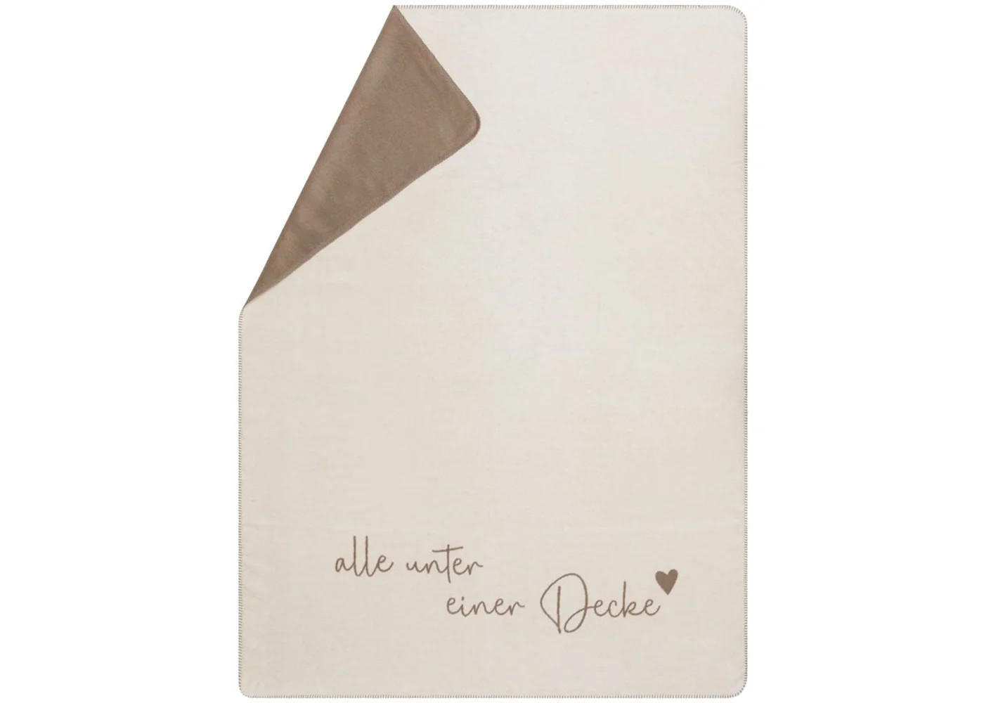SAVONA Wohndecke "alle unter einer Decke" (GRS), 200 x 150 cm