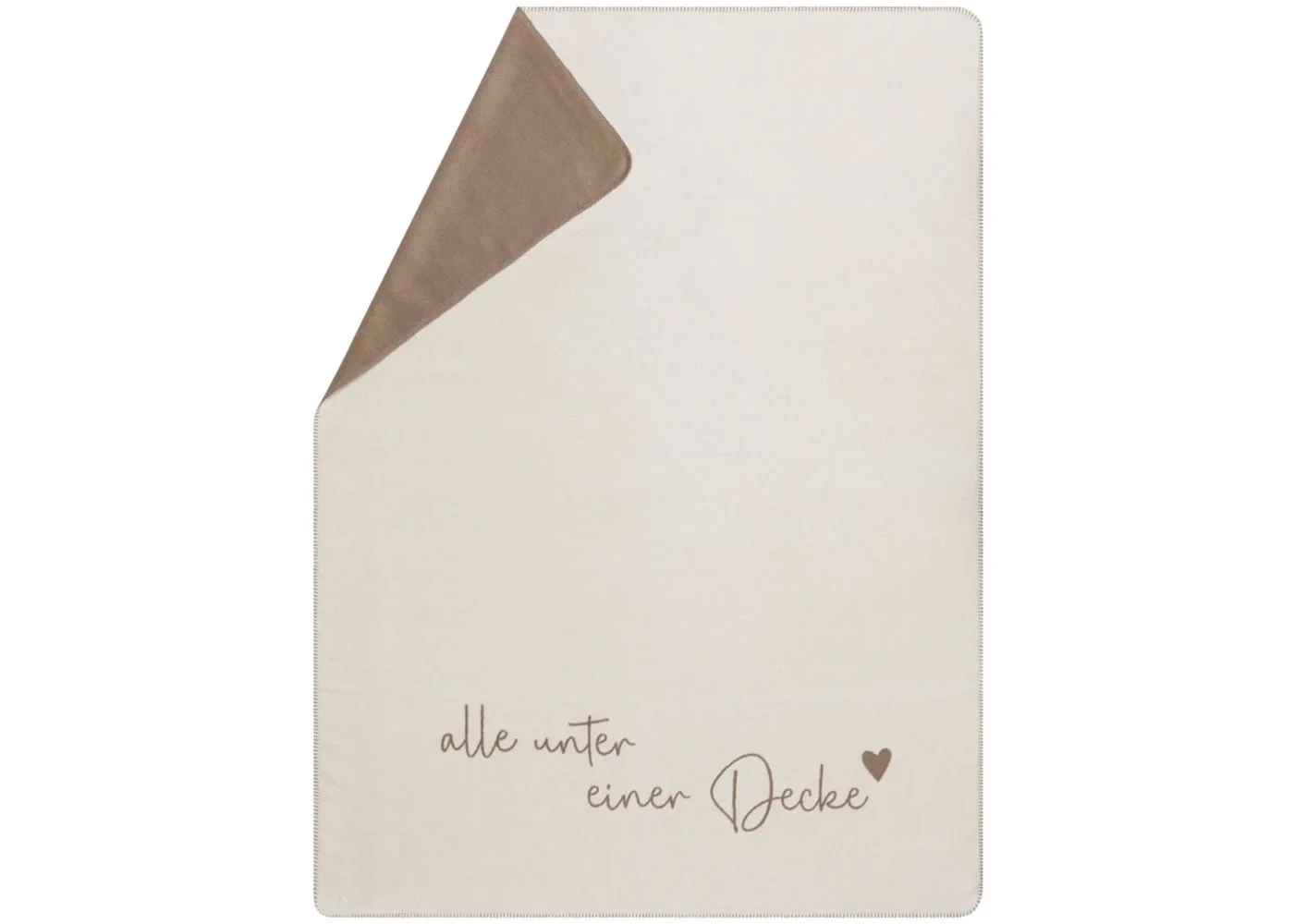 SAVONA Wohndecke "alle unter einer Decke" (GRS), 200 x 150 cm