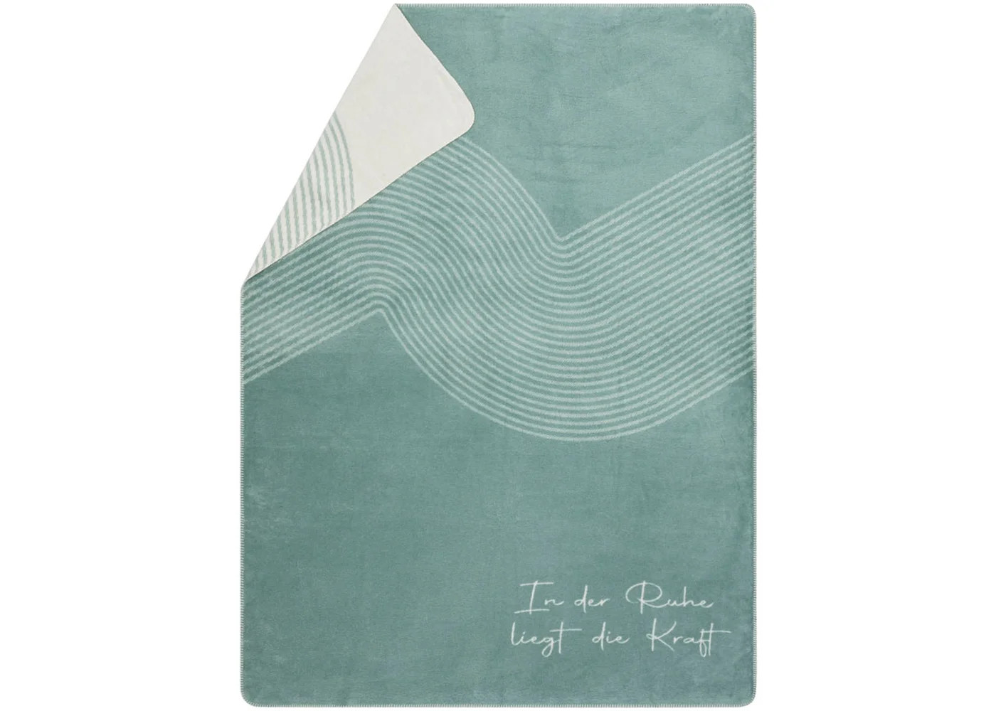 BAMBOO Wohndecke "in der Ruhe liegt die Kraft"