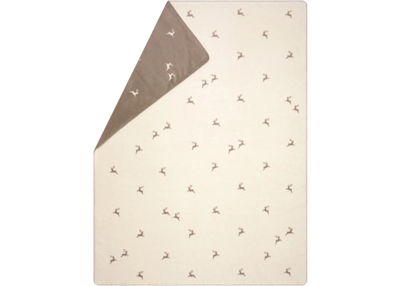 SAVONA Wohndecke "Hirsch allover" (GRS), 200 x 150 cm