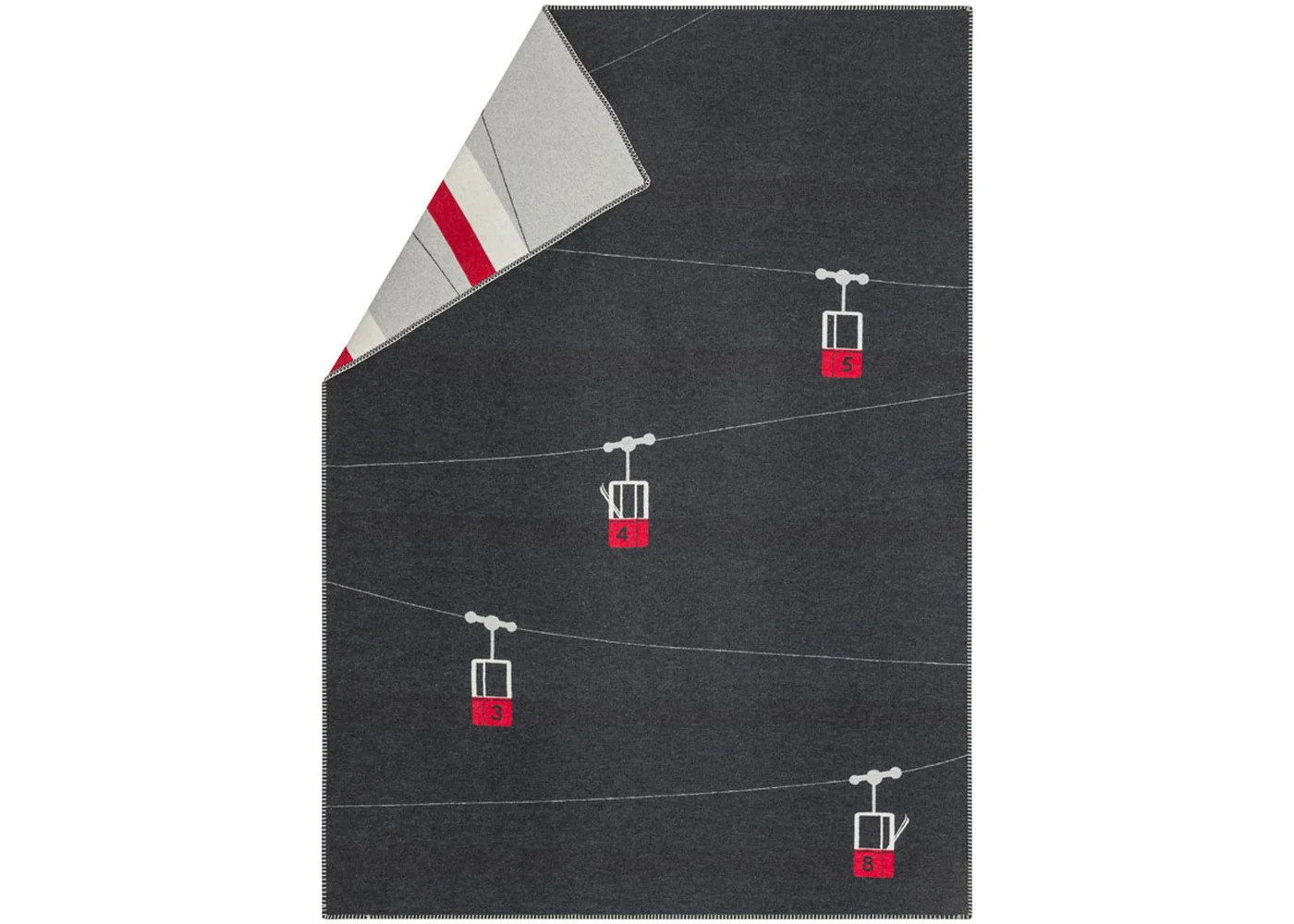 SYLT Baumwolldecke "Gondel" (GRS), 200 x 140 cm