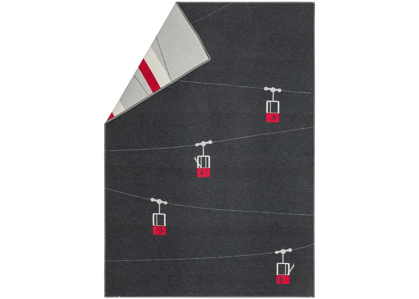 SYLT Baumwolldecke "Gondel" (GRS), 200 x 140 cm