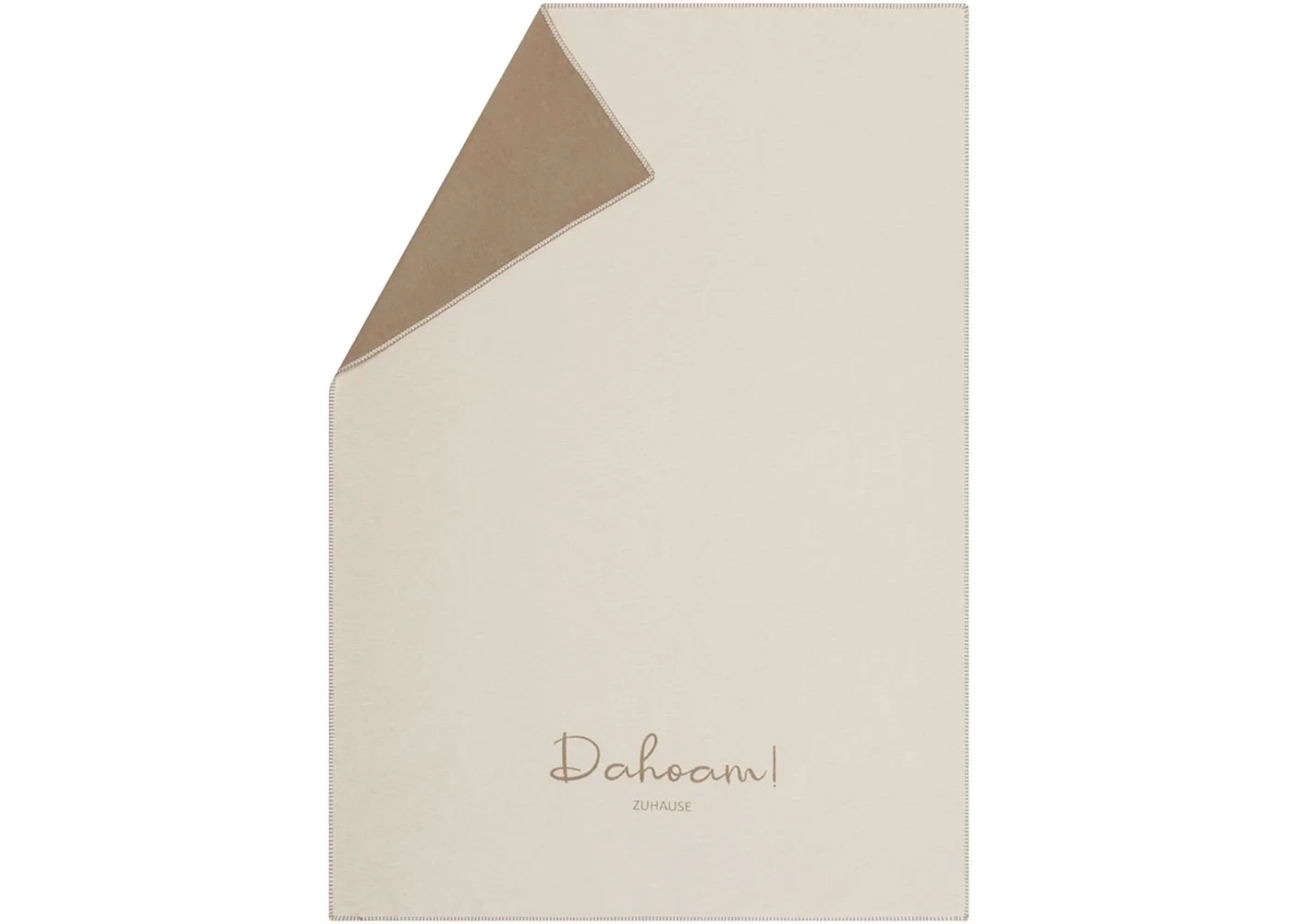 SYLT Baumwolldecke "Dahoam" (GRS), 200 x 140 cm