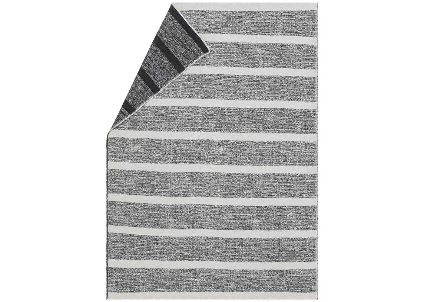 LUCA Flanelldecke " Struktur Streifen" (GRS), 200 x 140 cm