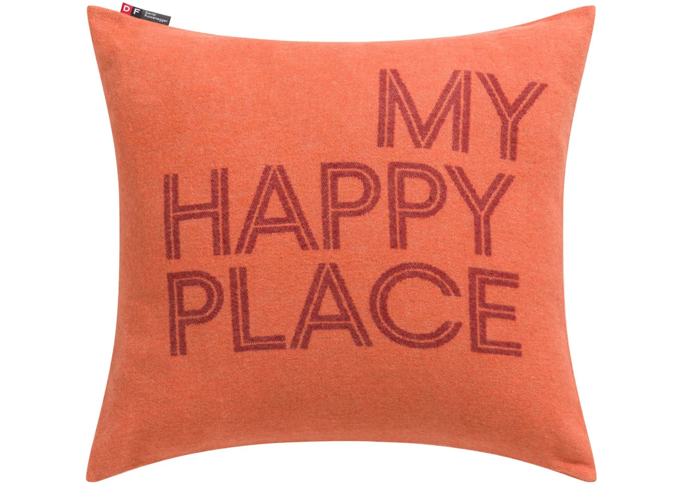 SILVRETTA Kissenhülle "my happy place" (GRS), 50x50 cm