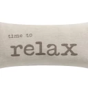 HAVANNA Kissen inkl. Füllung, "time to relax" (GRS), 26x60 cm