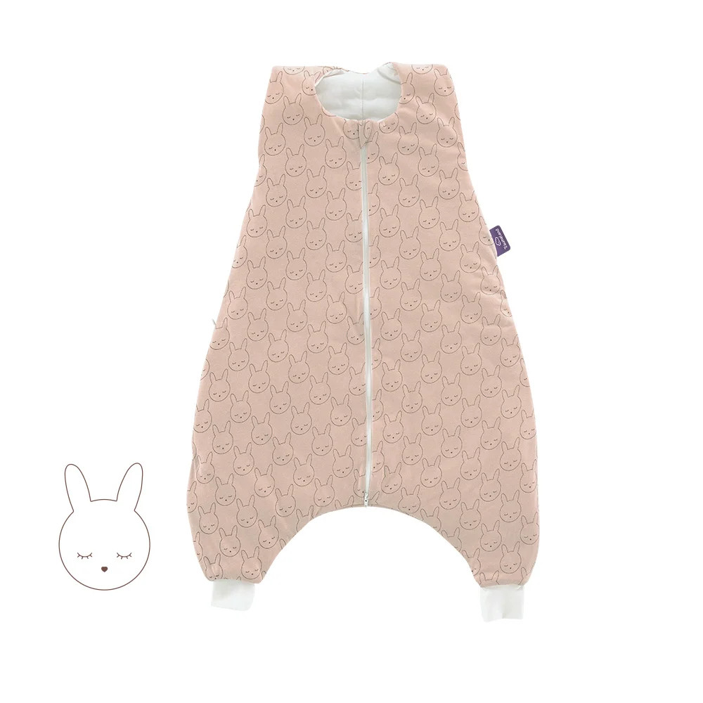 Ganzjahres Schlafanzug TO GO Kuschelhase beige