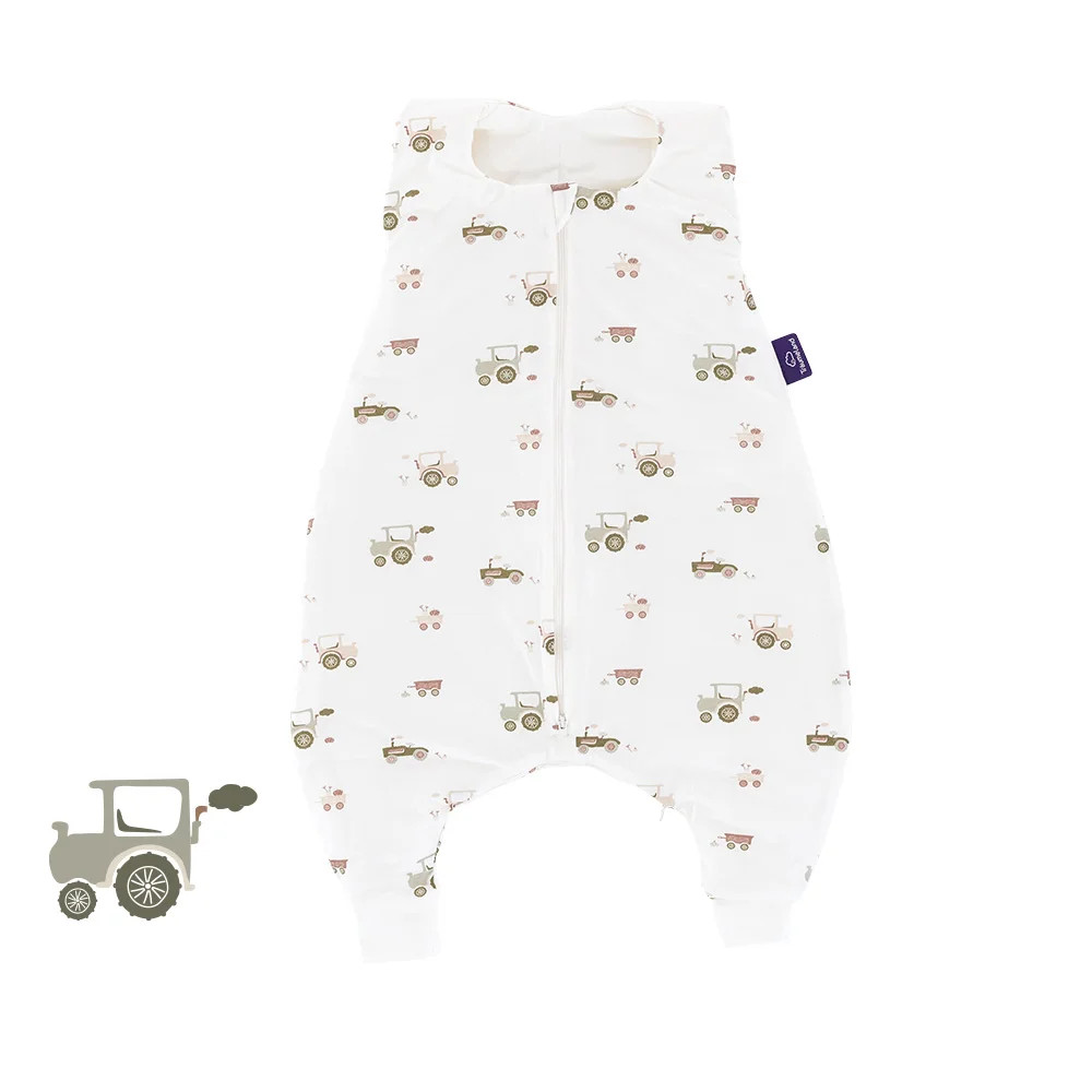 Ganzjahres Schlafanzug TO GO Little Farm grün