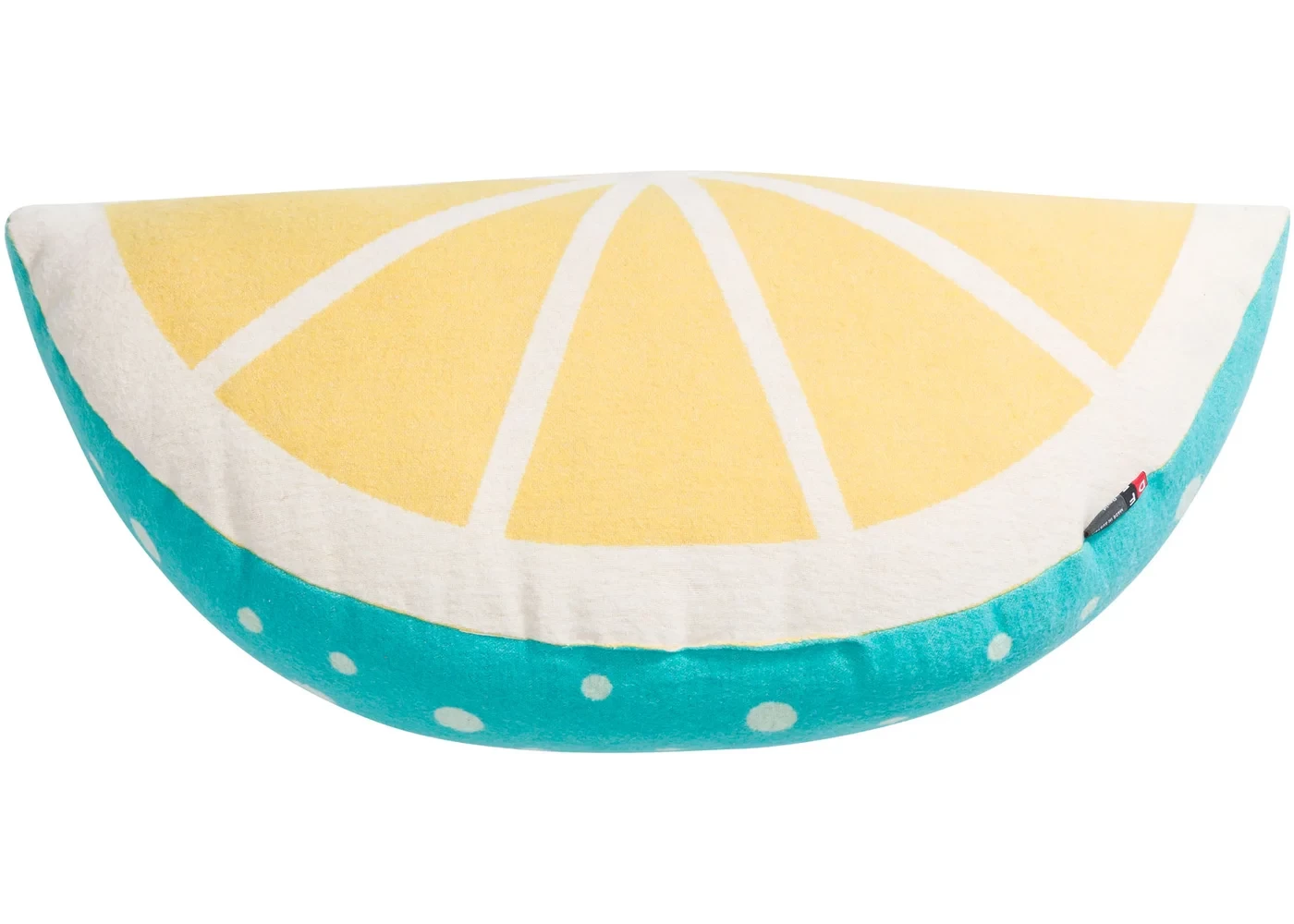 SILVRETTA gefülltes Kissen "Zitrone" (GRS), 70x35 cm