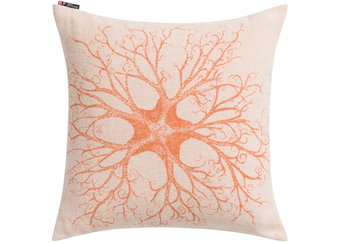 ALBA Leinen Kissenhülle "Koralle" (GRS), 50x50 cm