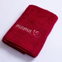 besticktes Handtuch "mama"