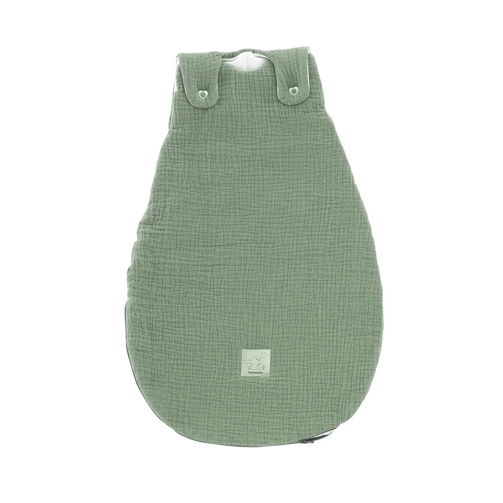 LIEBMICH Außenschlafsack Musselin salbei grün