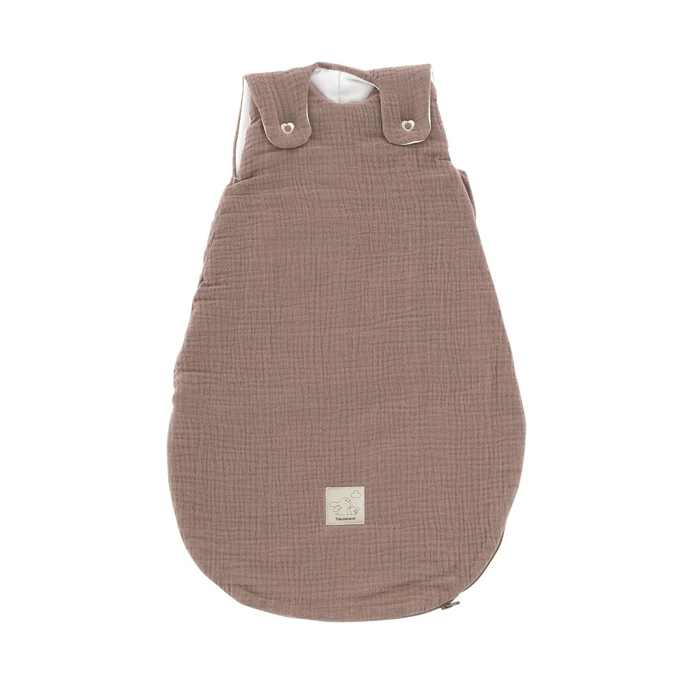 LIEBMICH Außenschlafsack Musselin kastanie