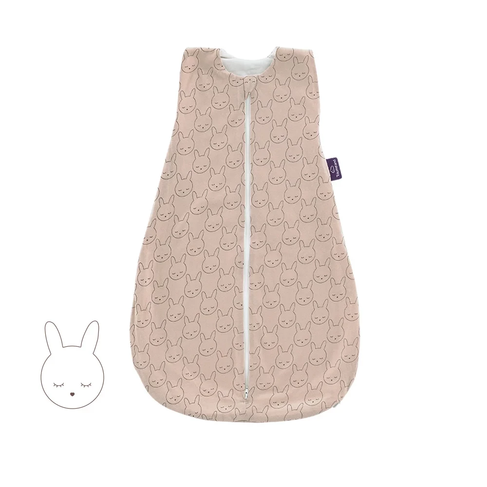 Sommerschlafsack LIEBMICH Baumwolle Kuschelhase beige
