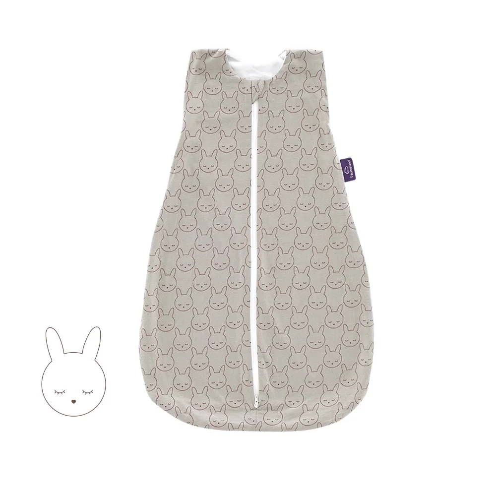 Sommerschlafsack LIEBMICH Baumwolle Kuschelhase grün