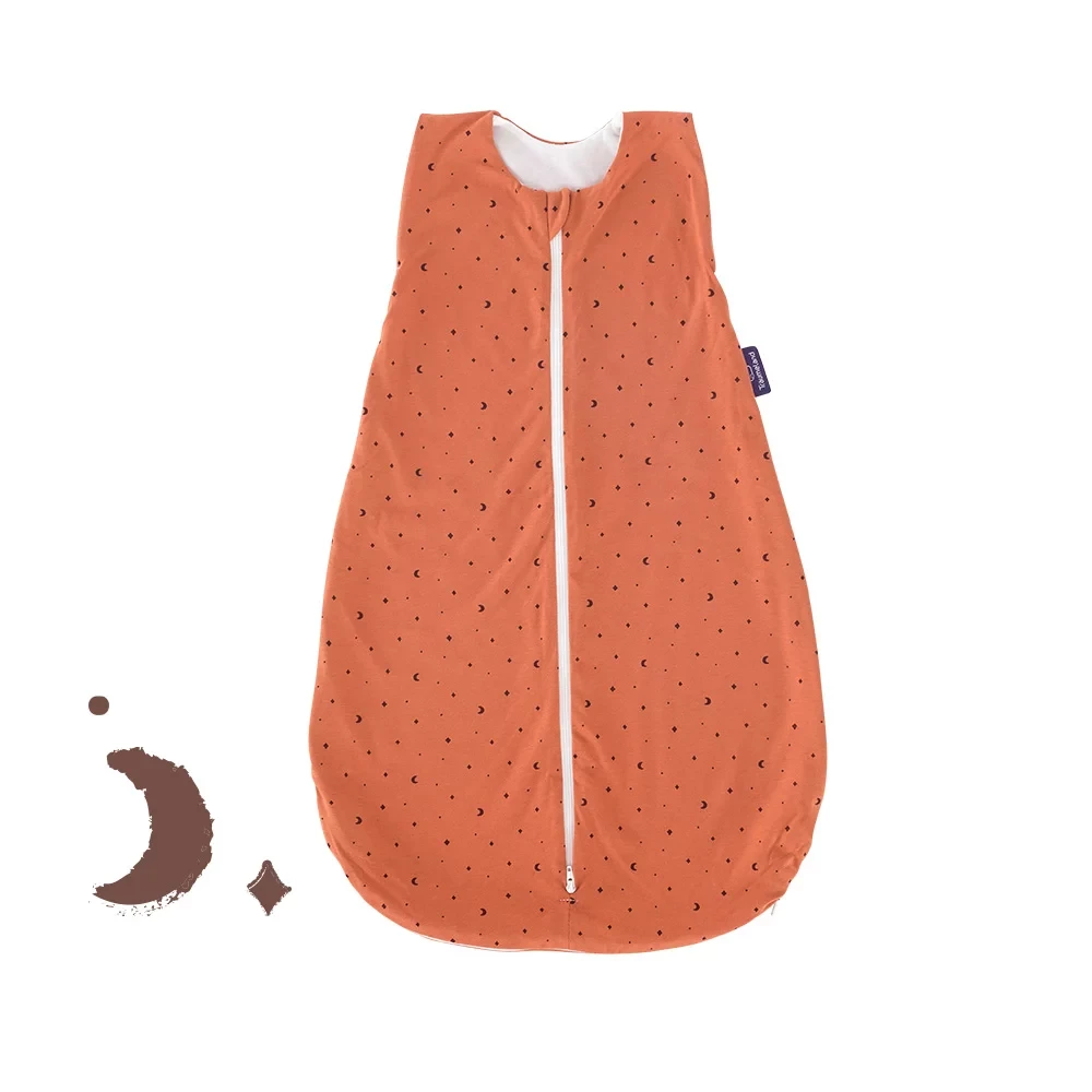 Sommerschlafsack LIEBMICH Baumwolle Moon Rost