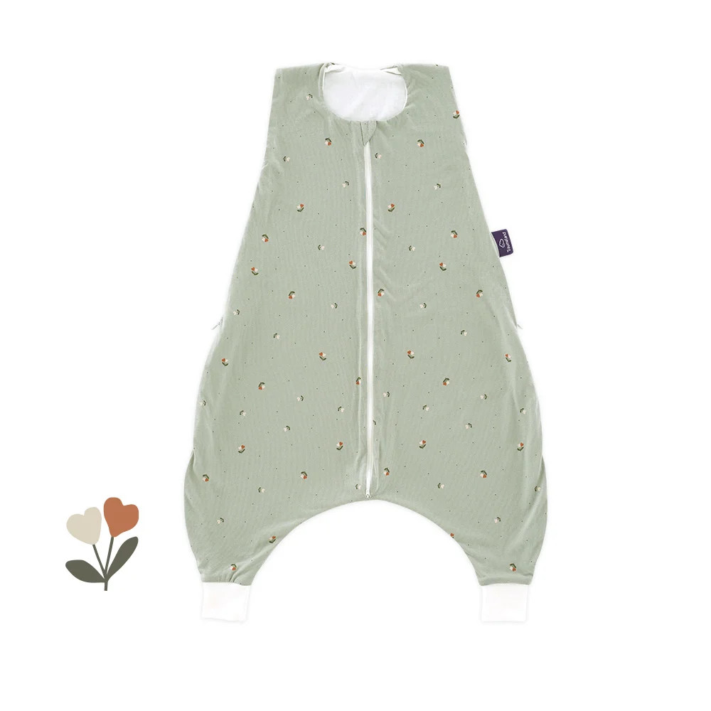 Schlafanzug light "to GO" Fiore grün