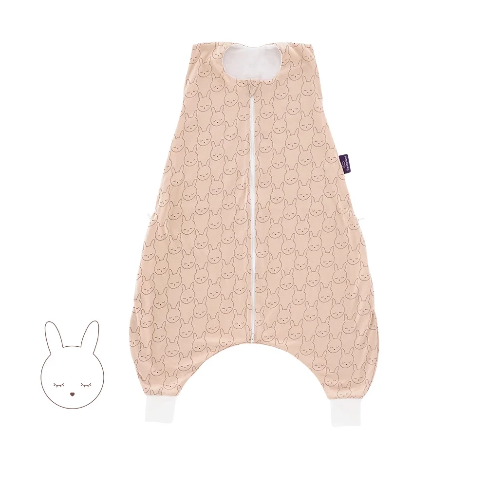 Schlafanzug light "to GO" Kuschelhase beige